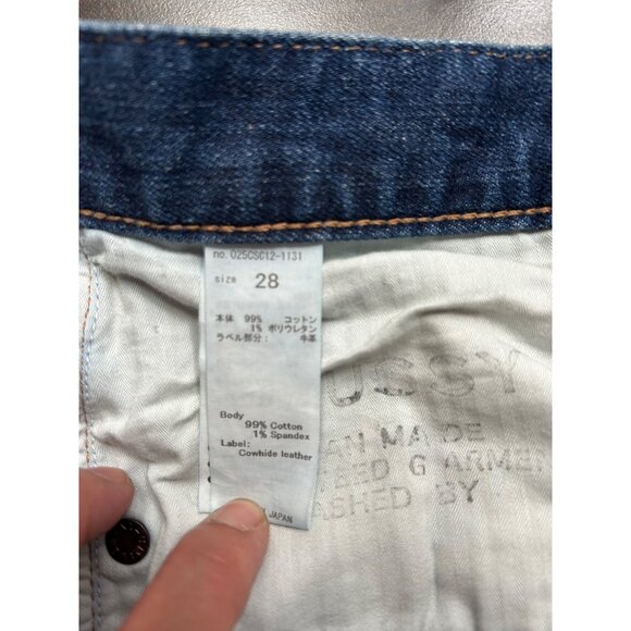 MOUSSY VINTAGE x Barneys New York Distressed Skinny Jeans Sz 28 MADE IN JAPAN - Picture 8 of 15